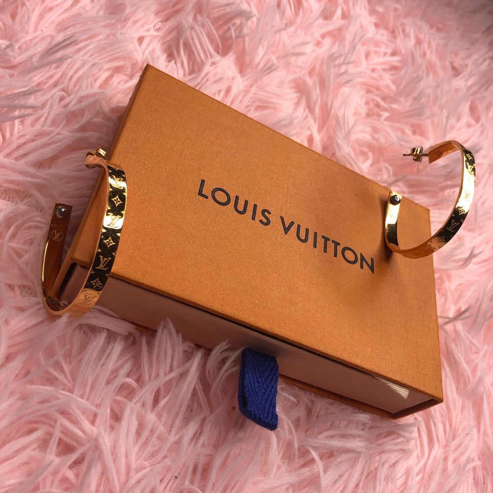 Louis Vuitton Gold Hoop Earrings